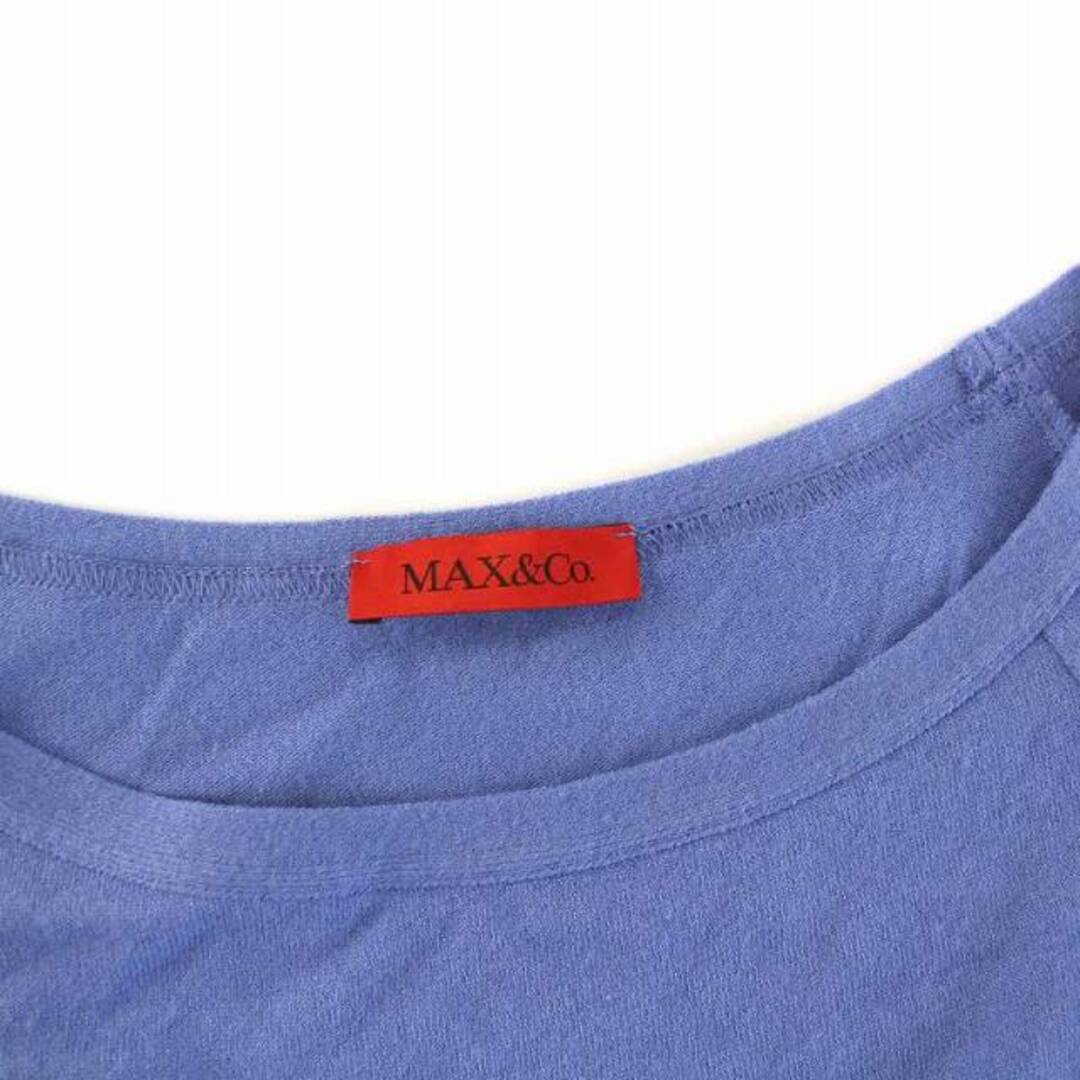 Max & Co.(マックスアンドコー)のマックス&コー MAX&CO. ニット カットソー 半袖 薄青紫 レディースのトップス(ニット/セーター)の商品写真