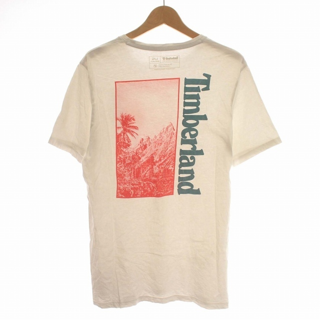 Timberland(ティンバーランド)のTimberland ティンバーランド Tシャツ 半袖 バックプリント L 白 メンズのトップス(Tシャツ/カットソー(半袖/袖なし))の商品写真