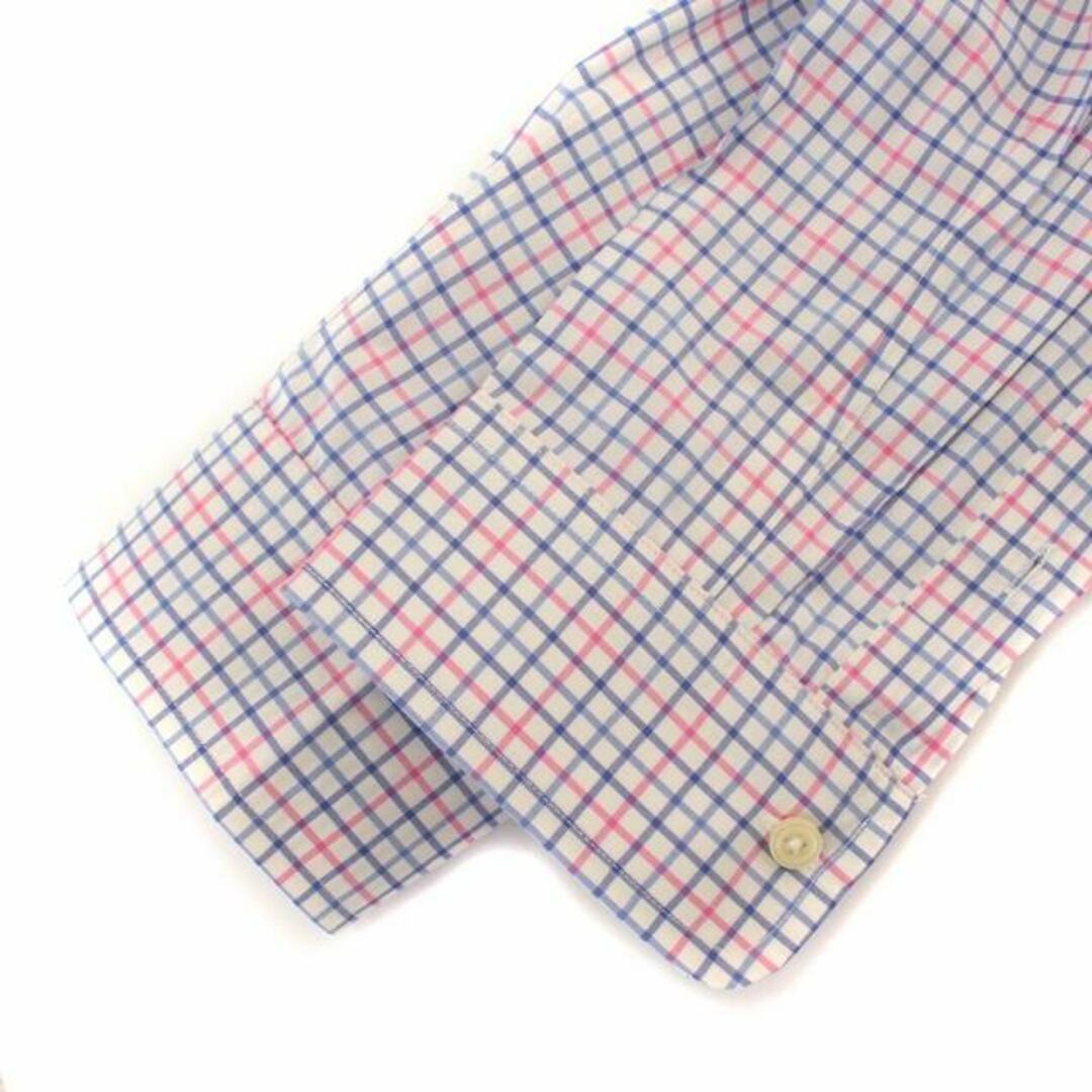 Ralph Lauren(ラルフローレン)のRALPH LAUREN ワイシャツ 長袖 チェック柄 ポニーロゴ XL レディースのジャケット/アウター(ダッフルコート)の商品写真