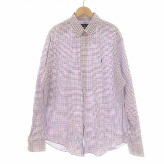 ラルフローレン(Ralph Lauren)のRALPH LAUREN ワイシャツ 長袖 チェック柄 ポニーロゴ XL(ダッフルコート)