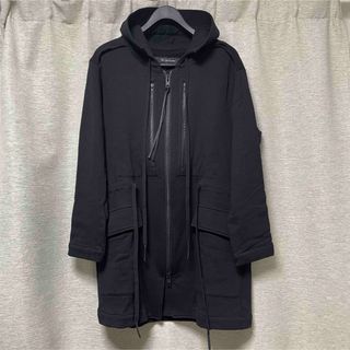 60センチ肩幅SUPREME シュプリーム 17AW Blocked Hooded Sweatshirt ブロックロゴプルオーバーパーカー フーディー ブラック/ホワイト