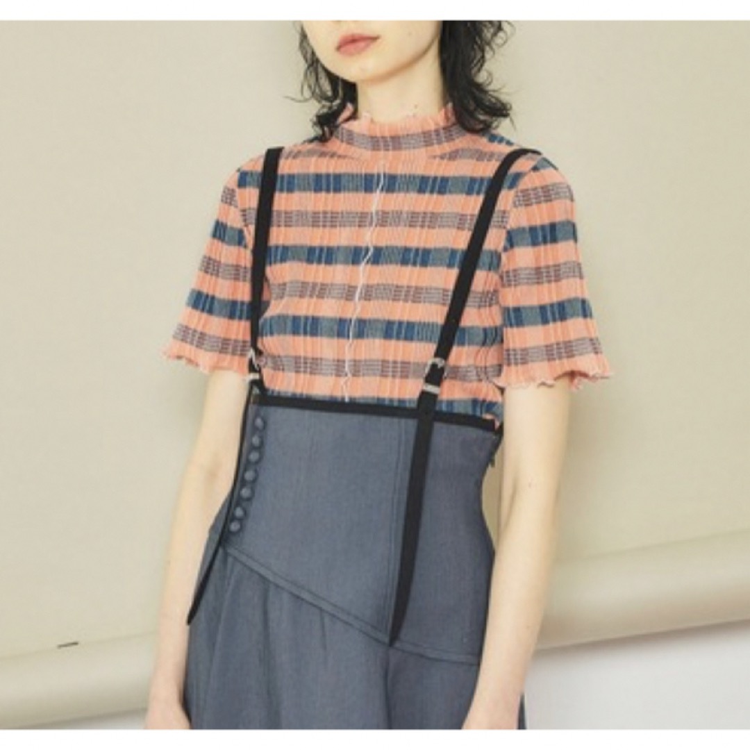 STUDIOUS(ステュディオス)のINella  マルチチェックニットトップス　studious ZARA レディースのトップス(ニット/セーター)の商品写真