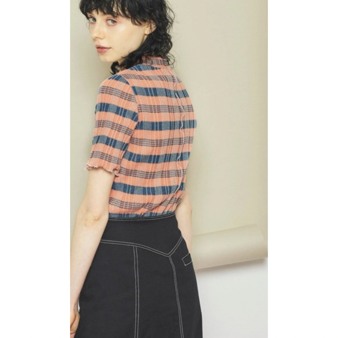 STUDIOUS(ステュディオス)のINella  マルチチェックニットトップス　studious ZARA レディースのトップス(ニット/セーター)の商品写真