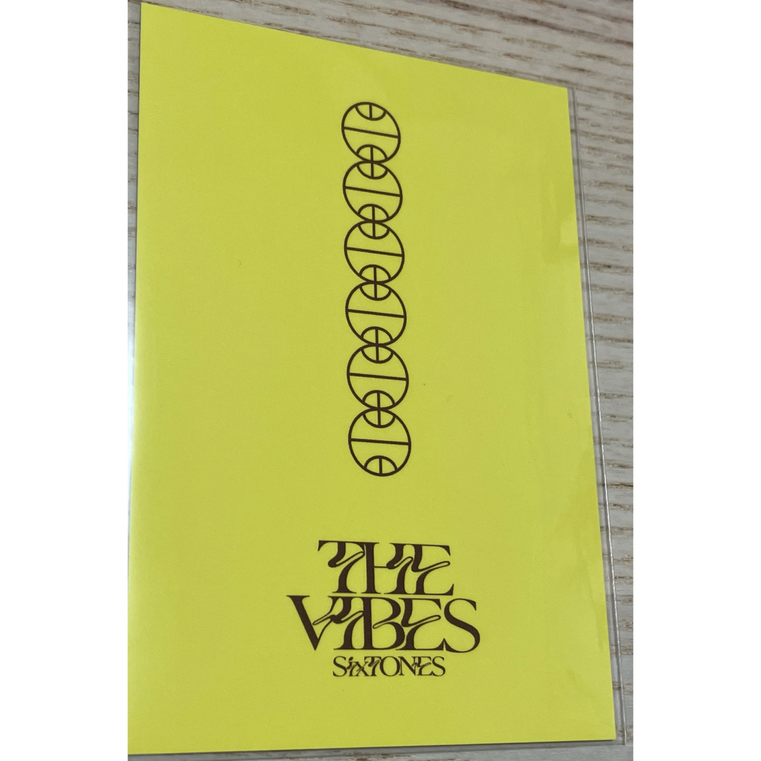 SixTONES(ストーンズ)の髙地優吾 SixTONES THE VIBES初回盤A特典オリジナルフォトカード エンタメ/ホビーのタレントグッズ(アイドルグッズ)の商品写真