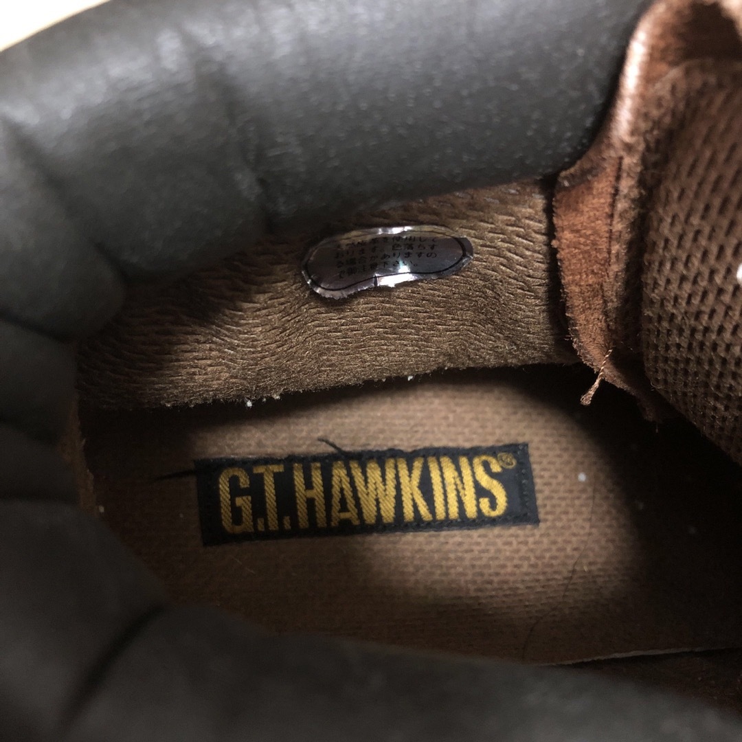 G.T. HAWKINS(ジーティーホーキンス)のHawkins ホーキンス レザー ブーツ ハイカット vintage 登山 メンズの靴/シューズ(ブーツ)の商品写真