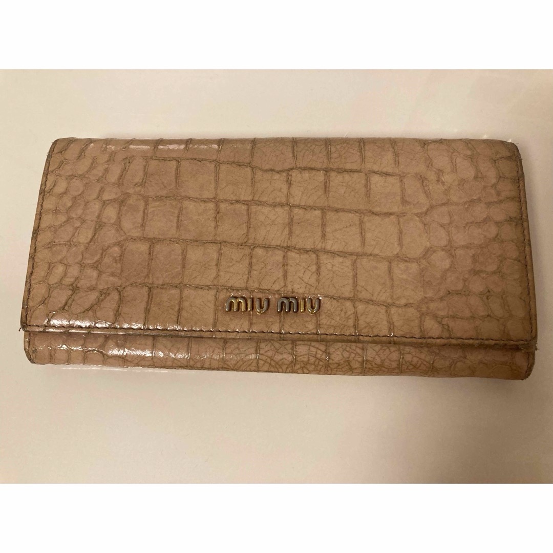 miumiu(ミュウミュウ)のmiumiu 長財布 レディースのファッション小物(財布)の商品写真