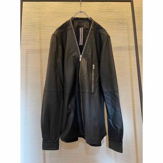 Rick Owens LARRY LEATHER SHIRT レザー　シャツ