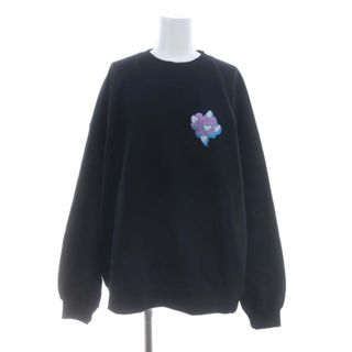 ミルクフェド(MILKFED.)のミルクフェド 23SS GLITTER LOGO SWEAT TOP スウェット(トレーナー/スウェット)