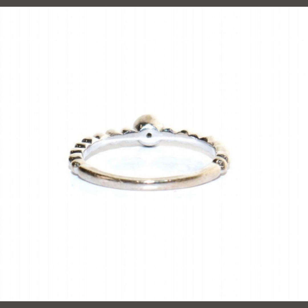 スタージュエリー K18WG 0.03ct ダイヤ ピンキーリング 2号 レディースのアクセサリー(リング(指輪))の商品写真