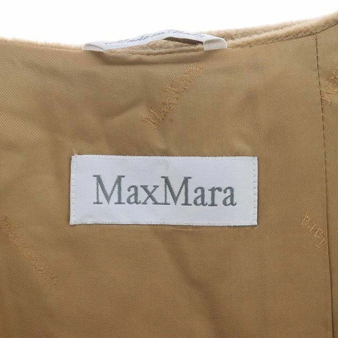 Max Mara(マックスマーラ)のマックスマーラ  ウール カシミヤ ダブルボタン コート ベージュ レディースのジャケット/アウター(その他)の商品写真