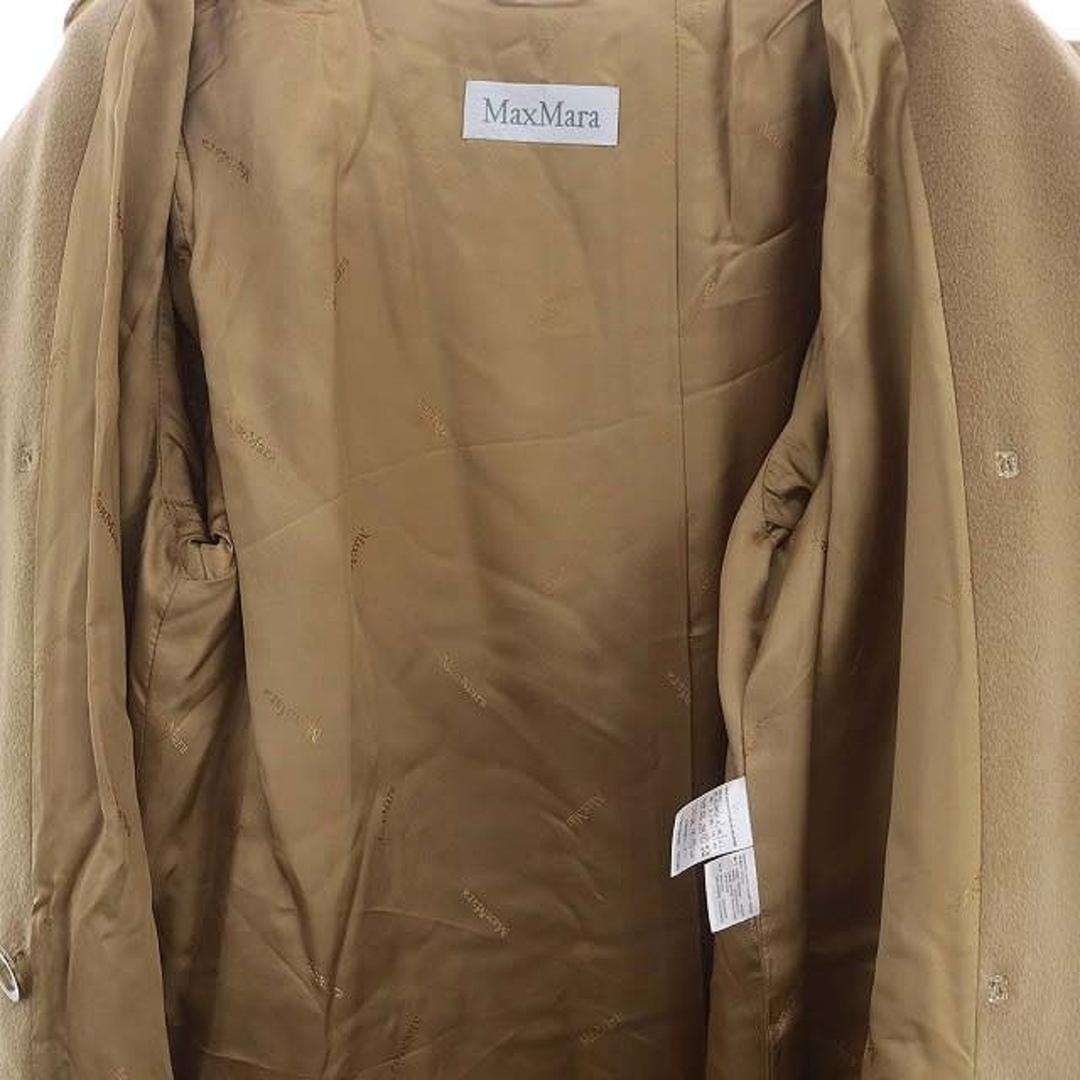Max Mara(マックスマーラ)のマックスマーラ  ウール カシミヤ ダブルボタン コート ベージュ レディースのジャケット/アウター(その他)の商品写真