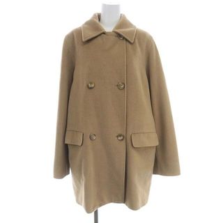 マックスマーラ(Max Mara)のマックスマーラ  ウール カシミヤ ダブルボタン コート ベージュ(その他)