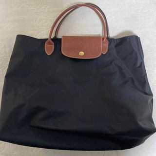 ロンシャン(LONGCHAMP)のロンシャン　ナイロンバッグ黒(トートバッグ)