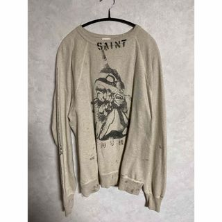 SAINT MICHAEL セントマイケル 22SS DENIM TEARS HOODIE GREENAFFITTI フーディ グラフィティー デニムティアーズ パーカー SM-S22-0000-083 グレーM備考