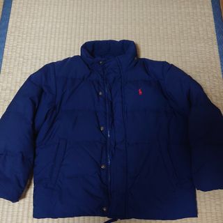 ラルフローレン(Ralph Lauren)の美品　ラルフローレン　ダウンジャケット　130 ネイビー　ポロ(ジャケット/上着)