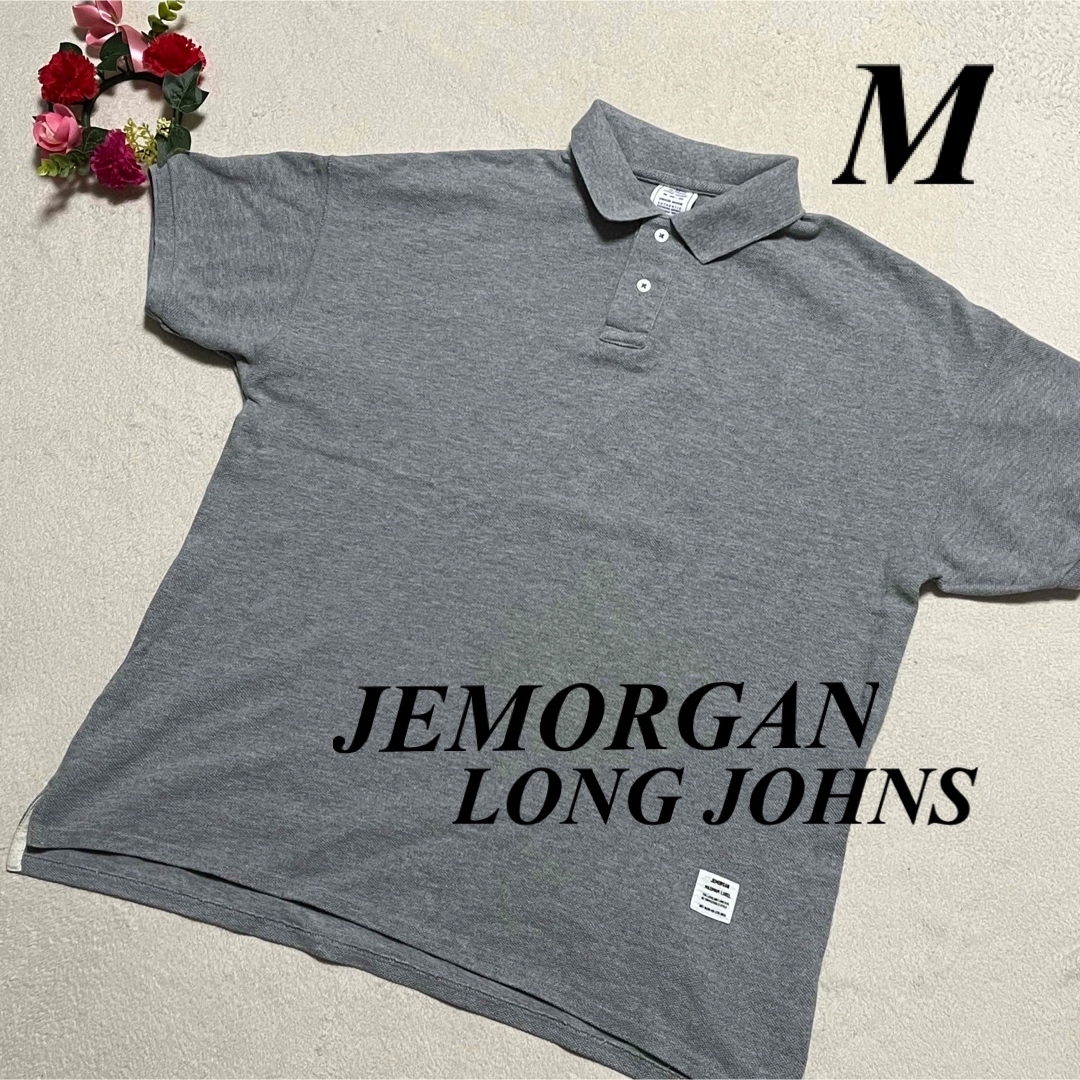 JEMORGAN LONG JOHNS(ジェーイーモーガンロングジョーンズ)のジェーイーモーガン JEMORGAN LONG JOHNS♡ポロシャツ　グレーM メンズのトップス(ポロシャツ)の商品写真