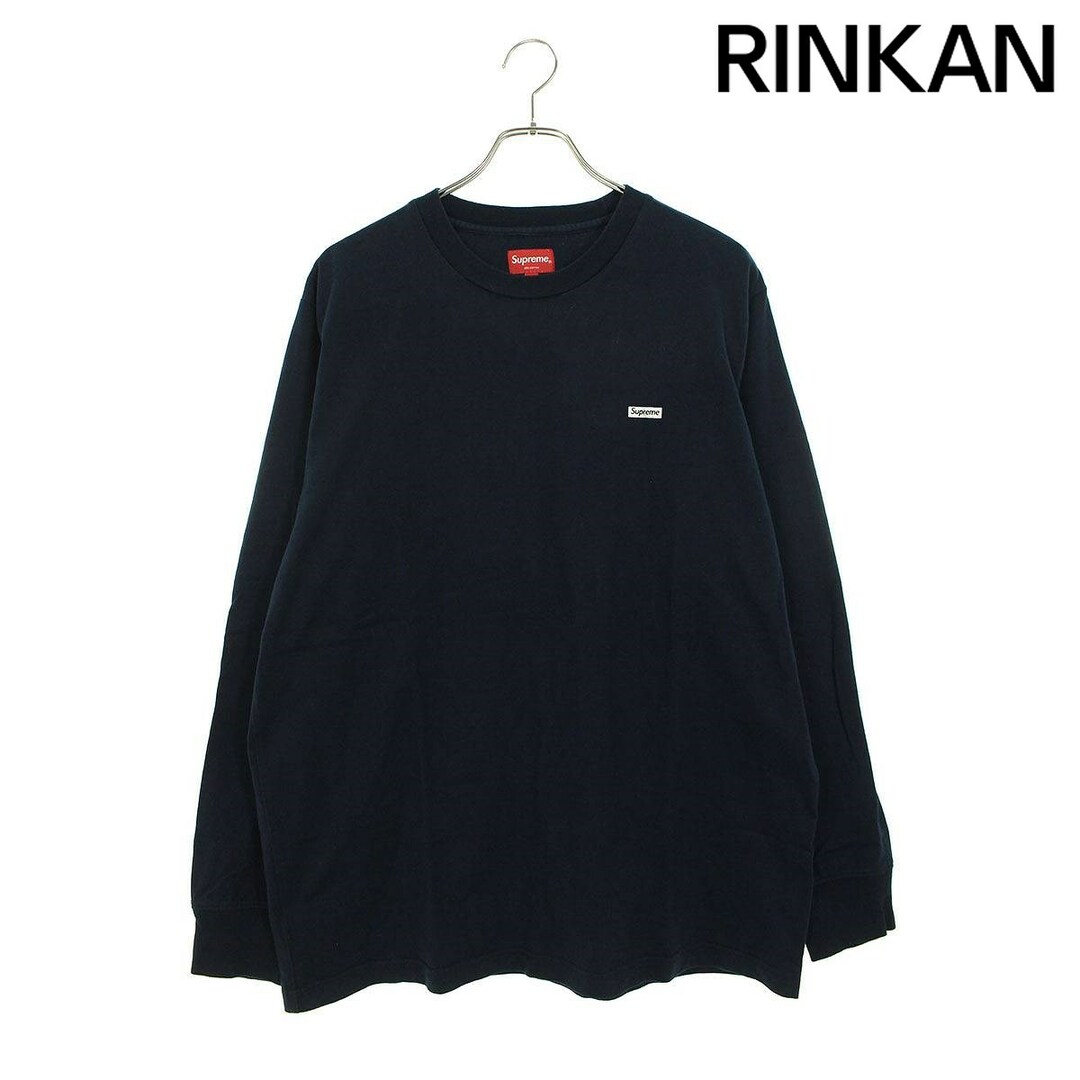 Supreme - シュプリーム 17AW Metallic Box Logo L/S Tee メタリックスモールボックスロゴ長袖カットソー メンズ L