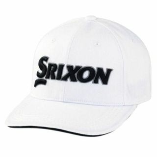 スリクソン(Srixon)のSRIXON(スリクソン) ゴルフキャップ ホワイトブラック(ウエア)