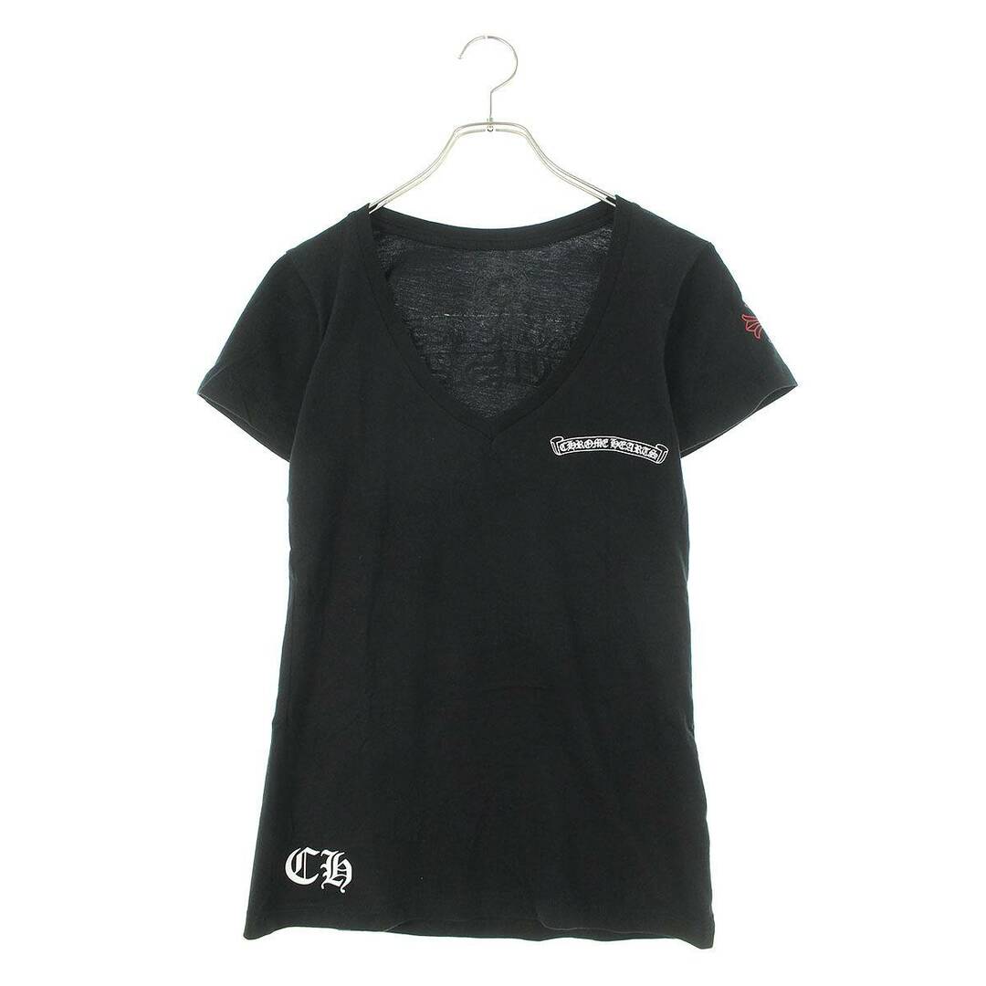 Chrome Hearts(クロムハーツ)のクロムハーツ  CH T-SHRT/1 バックプリントVネックTシャツ メンズ S メンズのトップス(Tシャツ/カットソー(半袖/袖なし))の商品写真