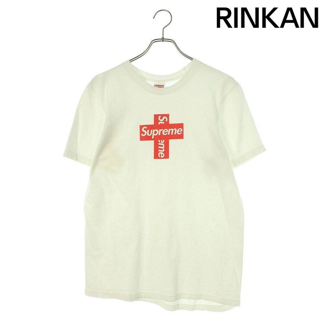 シュプリーム  20AW  Cross Box Logo Tee クロスボックスロゴTシャツ メンズ STシャツ/カットソー(半袖/袖なし)