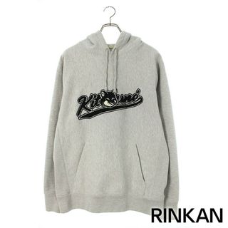 メゾンキツネ(MAISON KITSUNE')のメゾンキツネ  GU00308KM0017 ロゴデザインプルオーバーパーカー メンズ L(パーカー)