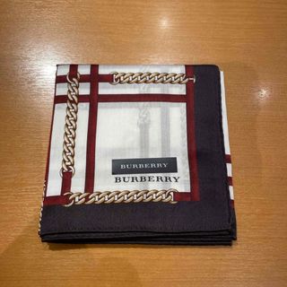 バーバリー(BURBERRY)のバーバリーハンカチチェーンブラウン(ハンカチ)