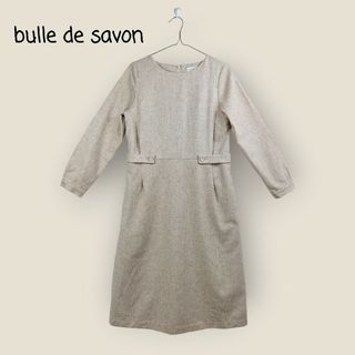 ビュルデサボン(bulle de savon)の美品 bulle de savon タックワンピース(ロングワンピース/マキシワンピース)