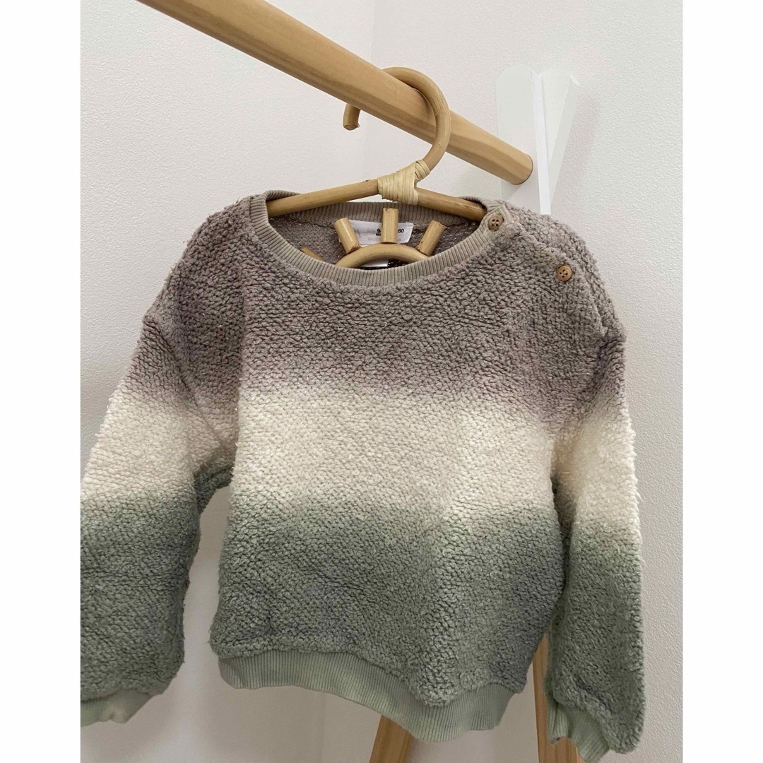 ZARA KIDS(ザラキッズ)のZARA kids ベビー トレーナー パンツ 上下セットアップ キッズ/ベビー/マタニティのベビー服(~85cm)(トレーナー)の商品写真