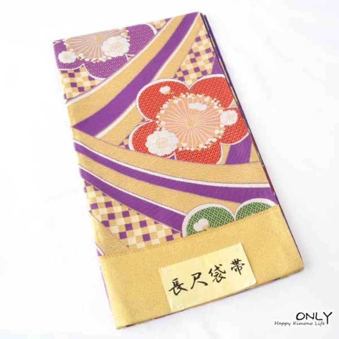 fu_1509☆袋帯 未仕立て品 京都 西陣織 正絹 振袖 お仕立て込み fu_1509☆袋帯 未仕立て品 京都 西陣織 正絹 振袖 お仕立て込み