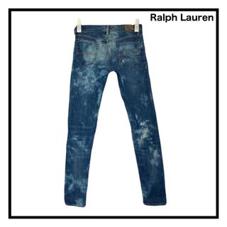 デニムアンドサプライラルフローレン(Denim & Supply Ralph Lauren)のデニムアンドサプライラルフローレン　スキニーデニムパンツ　リメイク　ダイタイ(デニム/ジーンズ)