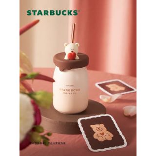 スターバックス(Starbucks)の【スターバックス海外限定】バレンタインシリーズ　ストロータンブラー　ベアリスタ(タンブラー)