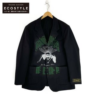 ラフシモンズ(RAF SIMONS)のラフシモンズ 新品同様 国内正規 221-554 22SS OVERSIZED SCHOOL UNIFORM BLAZER RESILENCER S(テーラードジャケット)