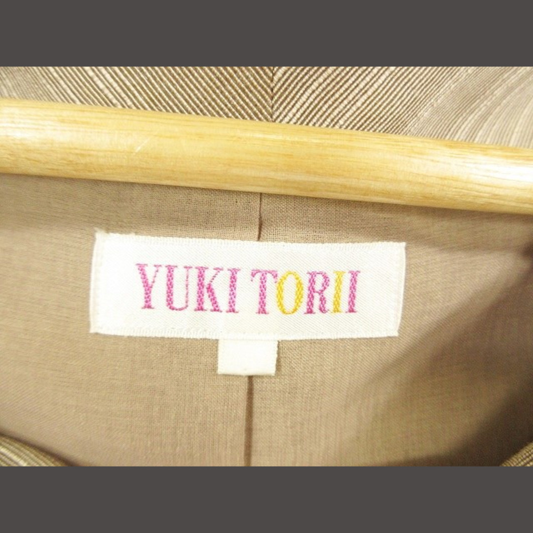 YUKI TORII セットアップ ブラウス スカート 膝下丈 ベージュ 40 レディースのフォーマル/ドレス(礼服/喪服)の商品写真