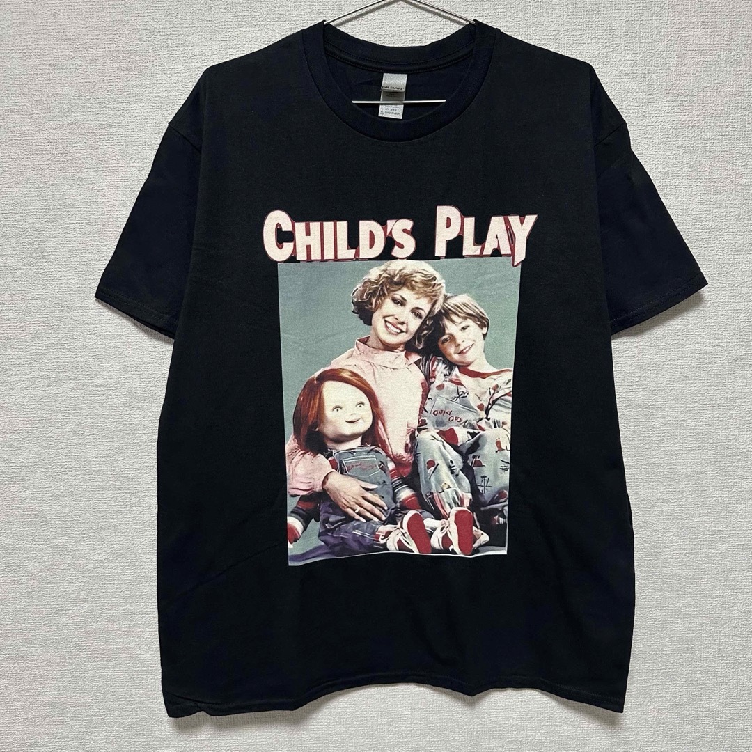 チャイルドプレイ Tシャツ 黒 チャッキー メンズのトップス(Tシャツ/カットソー(半袖/袖なし))の商品写真