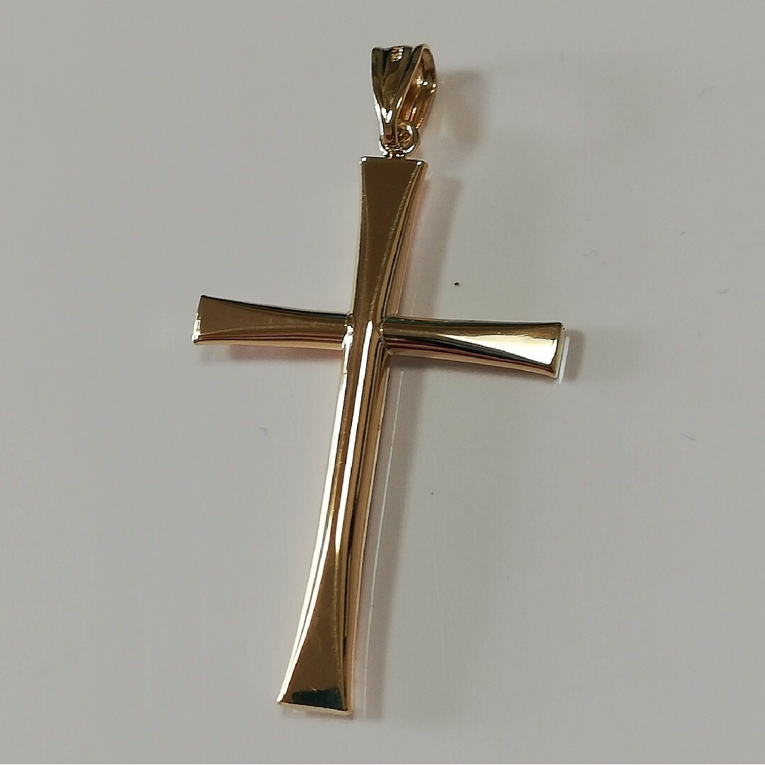 K18 18金 18k YG クロス ペンダントトップ⑳《十字架モチーフ》ラージ レディースのアクセサリー(ネックレス)の商品写真