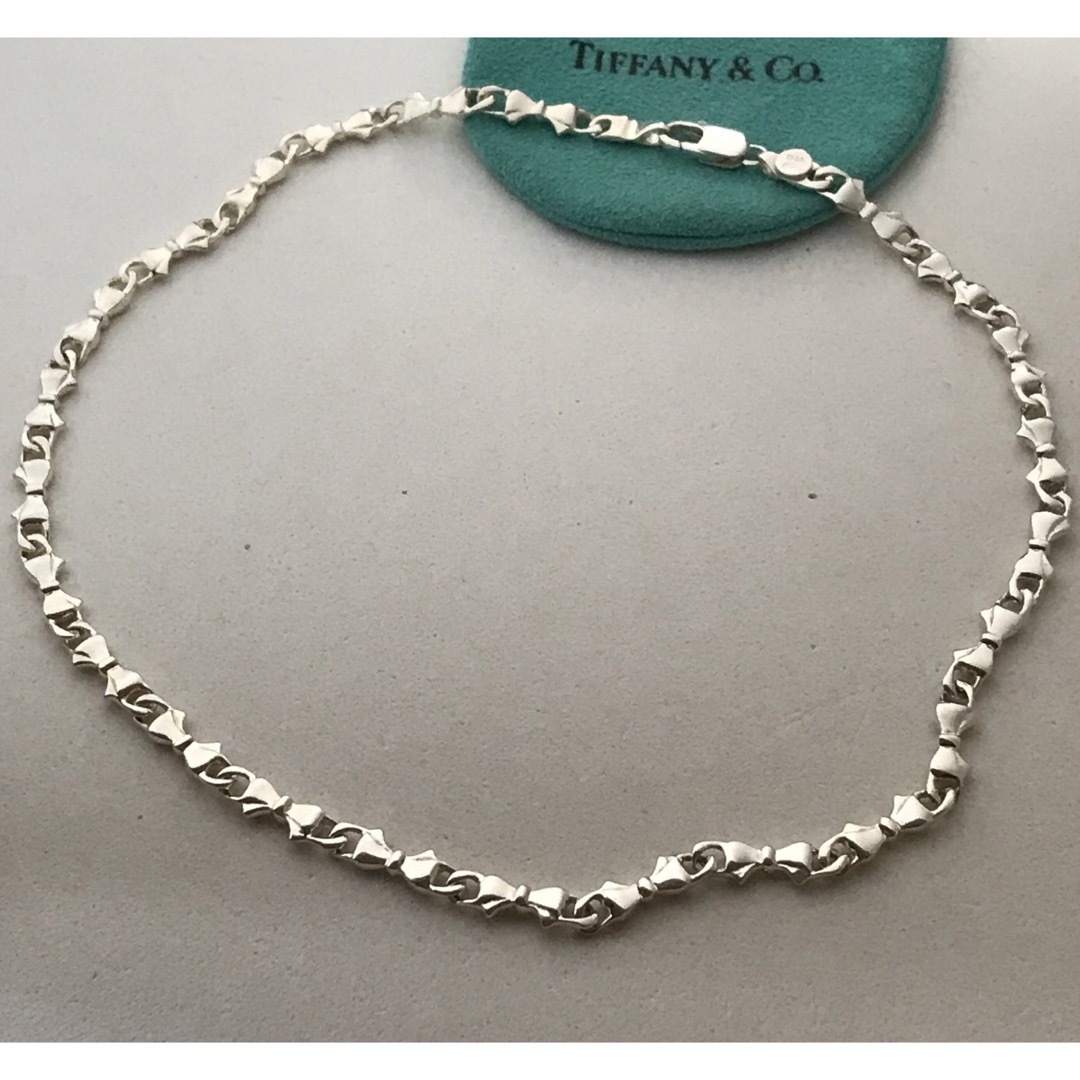 Tiffany & Co. - Tiffany ヴィンテージのパフリボンネックレス Tiffany & Co. - Tiffany ヴィンテージのパフリボンネックレス