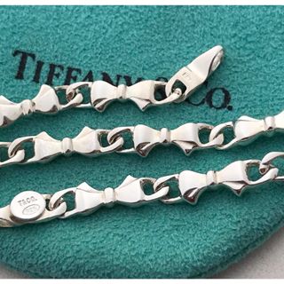 Tiffany & Co. - Tiffany ヴィンテージのパフリボンネックレス Tiffany & Co. - Tiffany ヴィンテージのパフリボンネックレス