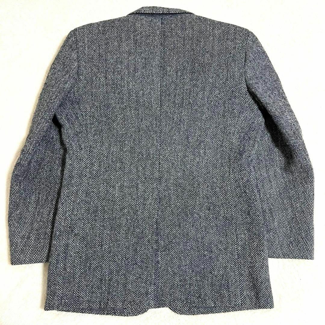 Harris Tweed(ハリスツイード)のハリスツイード ツイードテーラードジャケット ヘリンボーン Mサイズ相当 A5 メンズのジャケット/アウター(テーラードジャケット)の商品写真