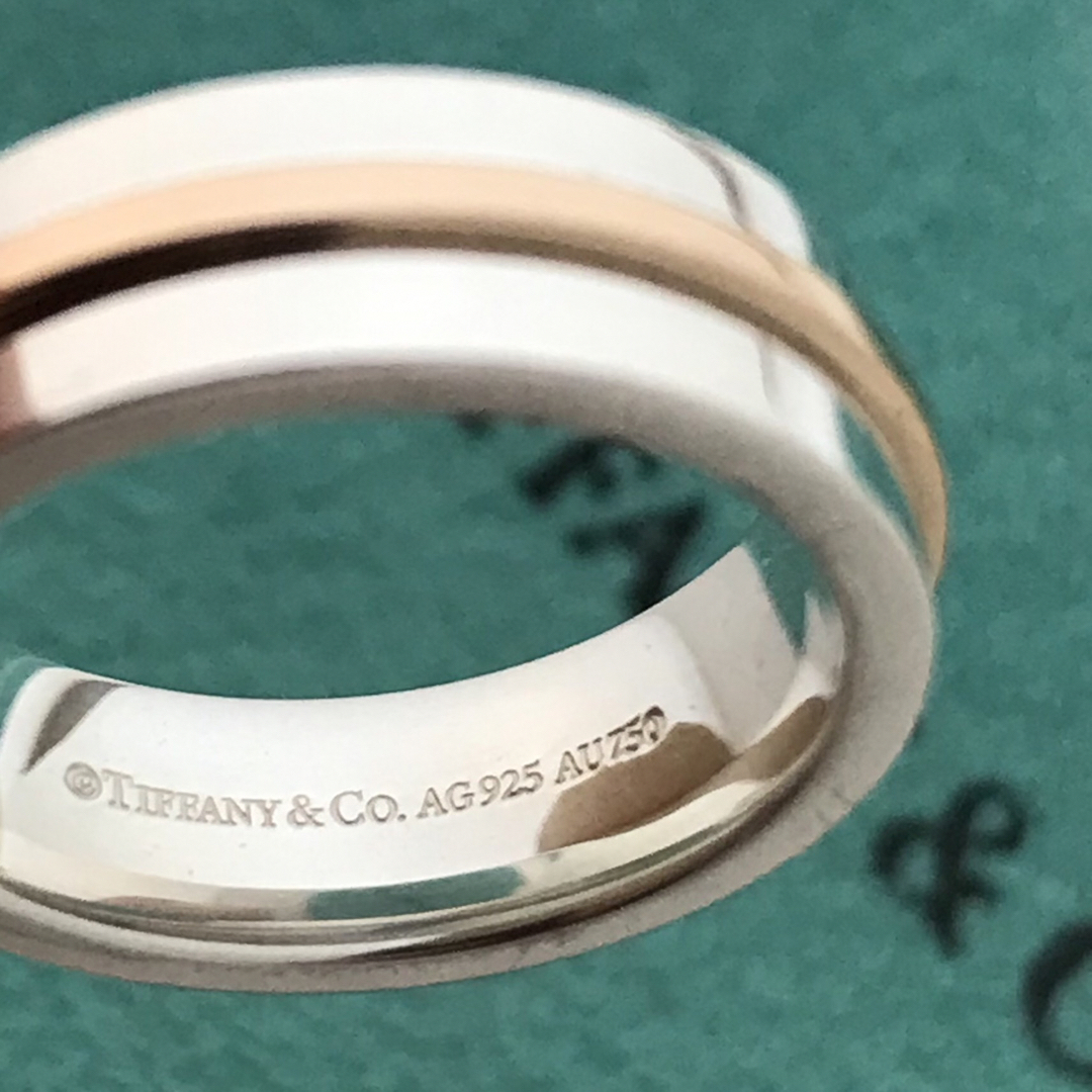 Tiffany & Co. - Tiffany Tコレクション TWO リング10号 希少の Tiffany & Co. - Tiffany Tコレクション TWO リング10号 希少の