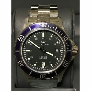 グリシン(GLYCINE)のGLYCINE COMBAT SUB 42 オートマチック ウォッチ ブルー(腕時計(アナログ))