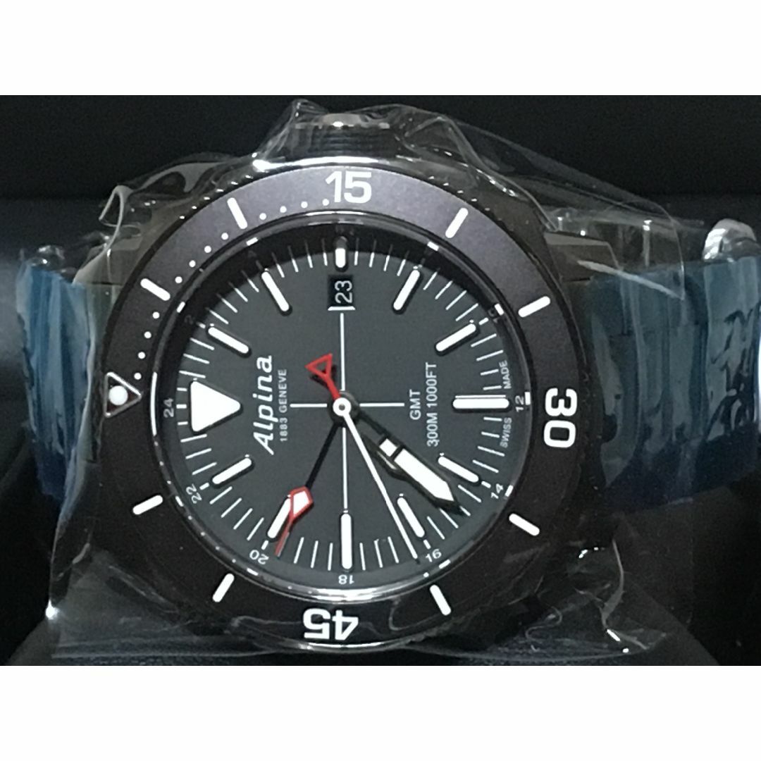 アルピナ シーストロング ダイバー GMT ウォッチ グレー アルピナ シーストロング ダイバー GMT ウォッチ グレー