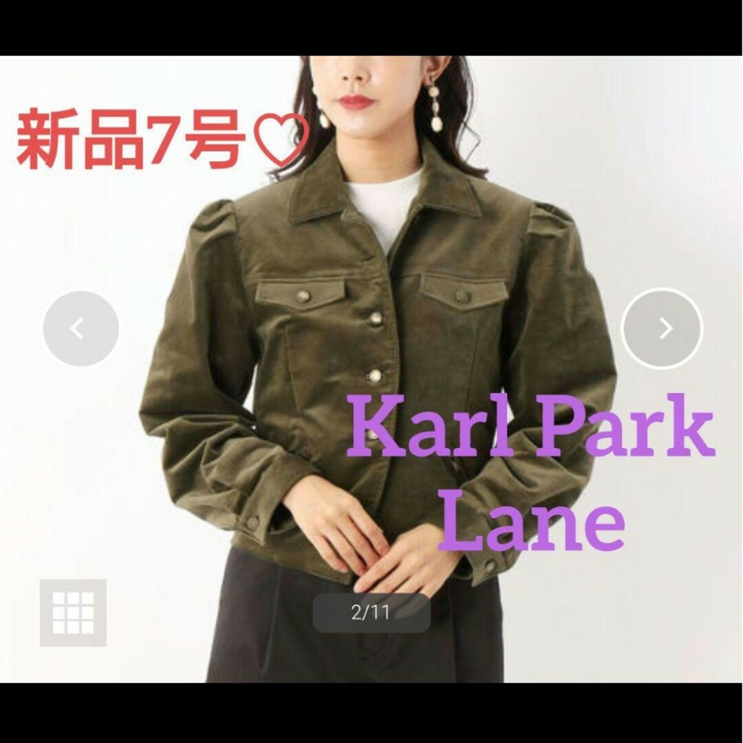 KarL Park Lane(カールパークレーン)の【新品タグ付き♪】カールパークレーン ジャケット コーデュロイ ブルゾン レディースのジャケット/アウター(ブルゾン)の商品写真