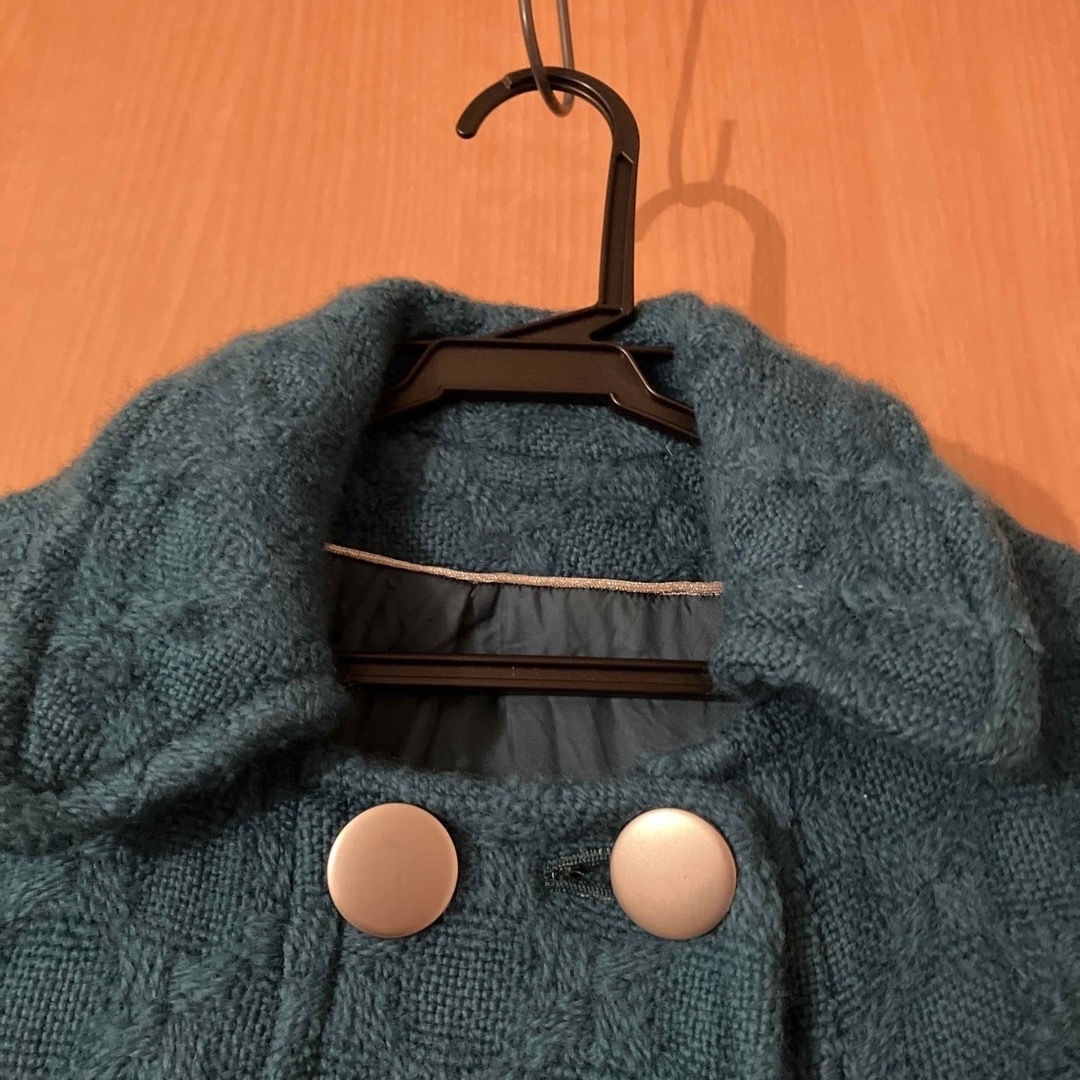 CROLLA(クローラ)のコート　エメラルドグリーン　Sサイズ レディースのジャケット/アウター(その他)の商品写真