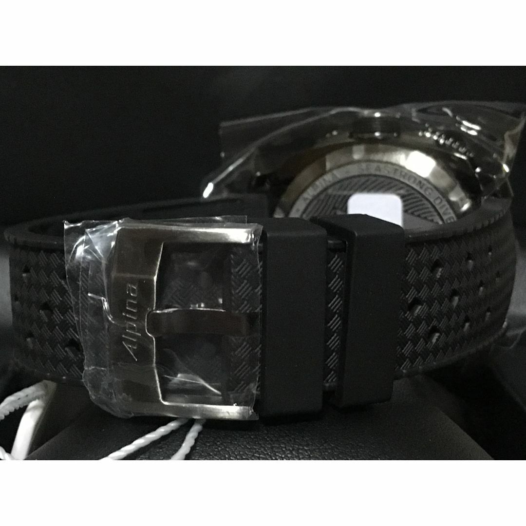 アルピナ シーストロング ダイバー GMT ウォッチ グレー ラバー アルピナ シーストロング ダイバー GMT ウォッチ グレー ラバー