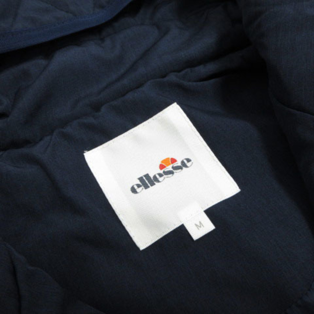 ellesse(エレッセ)のエレッセ  ジャケット フーディー キルティング パイピング 中綿入  紺 M スポーツ/アウトドアのスポーツ/アウトドア その他(その他)の商品写真