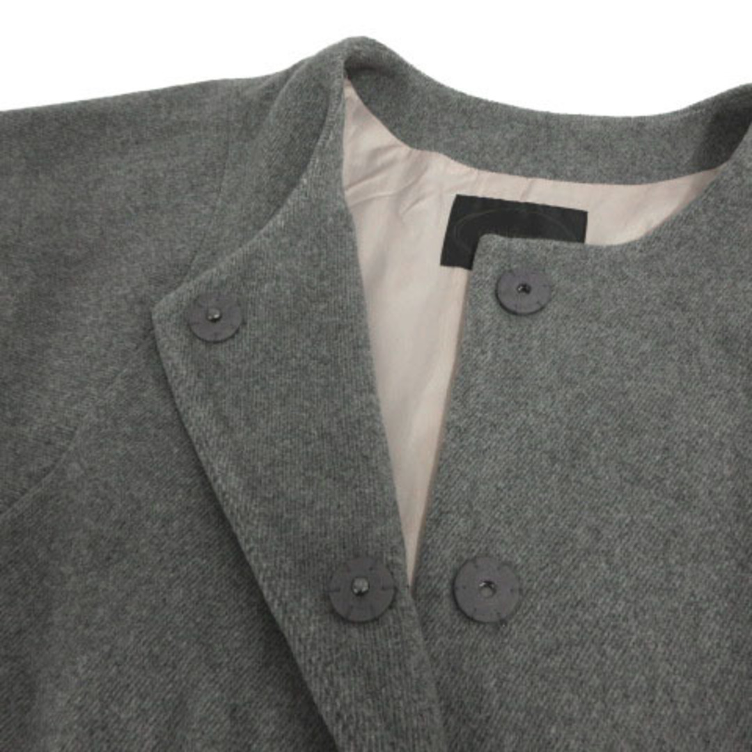 UNTITLED(アンタイトル)のUNTITLED コート ドルマン コクーン オーバーサイズ 起毛 グレー 42 レディースのジャケット/アウター(その他)の商品写真