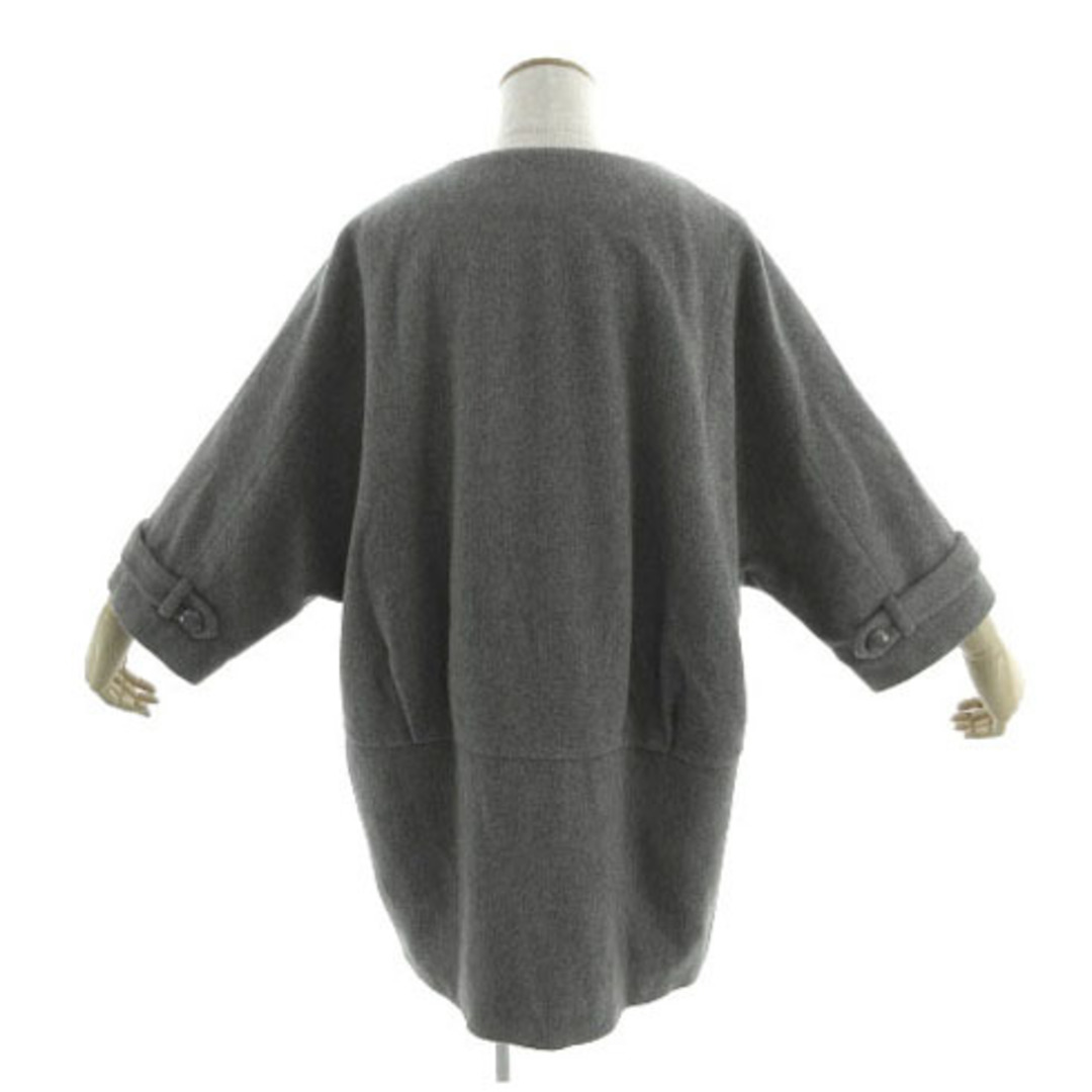 UNTITLED(アンタイトル)のUNTITLED コート ドルマン コクーン オーバーサイズ 起毛 グレー 42 レディースのジャケット/アウター(その他)の商品写真