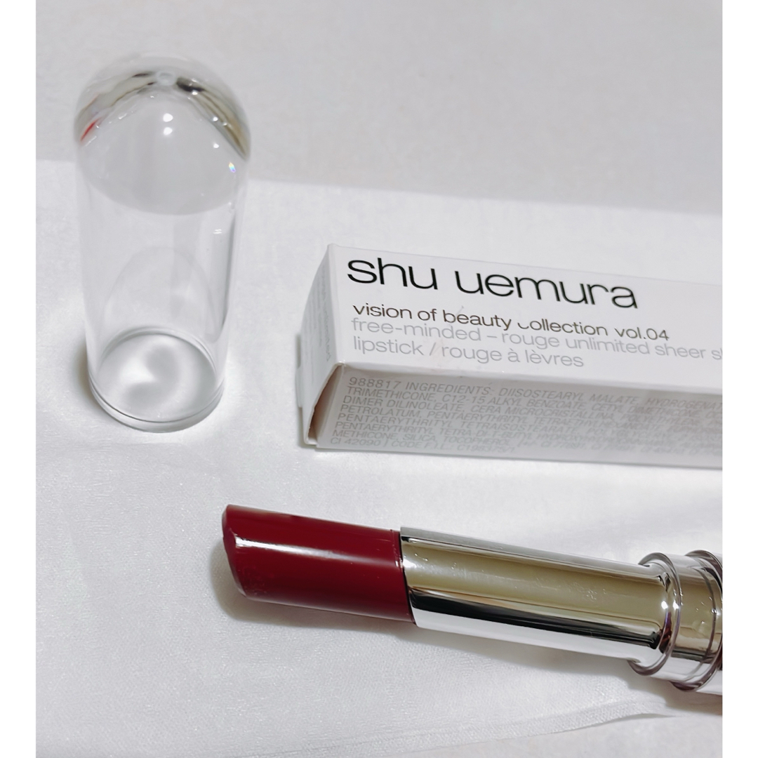 shu uemura(シュウウエムラ)の新品未使用　shu uemura ルージュ アンリミテッド シアーシャイン コスメ/美容のベースメイク/化粧品(口紅)の商品写真