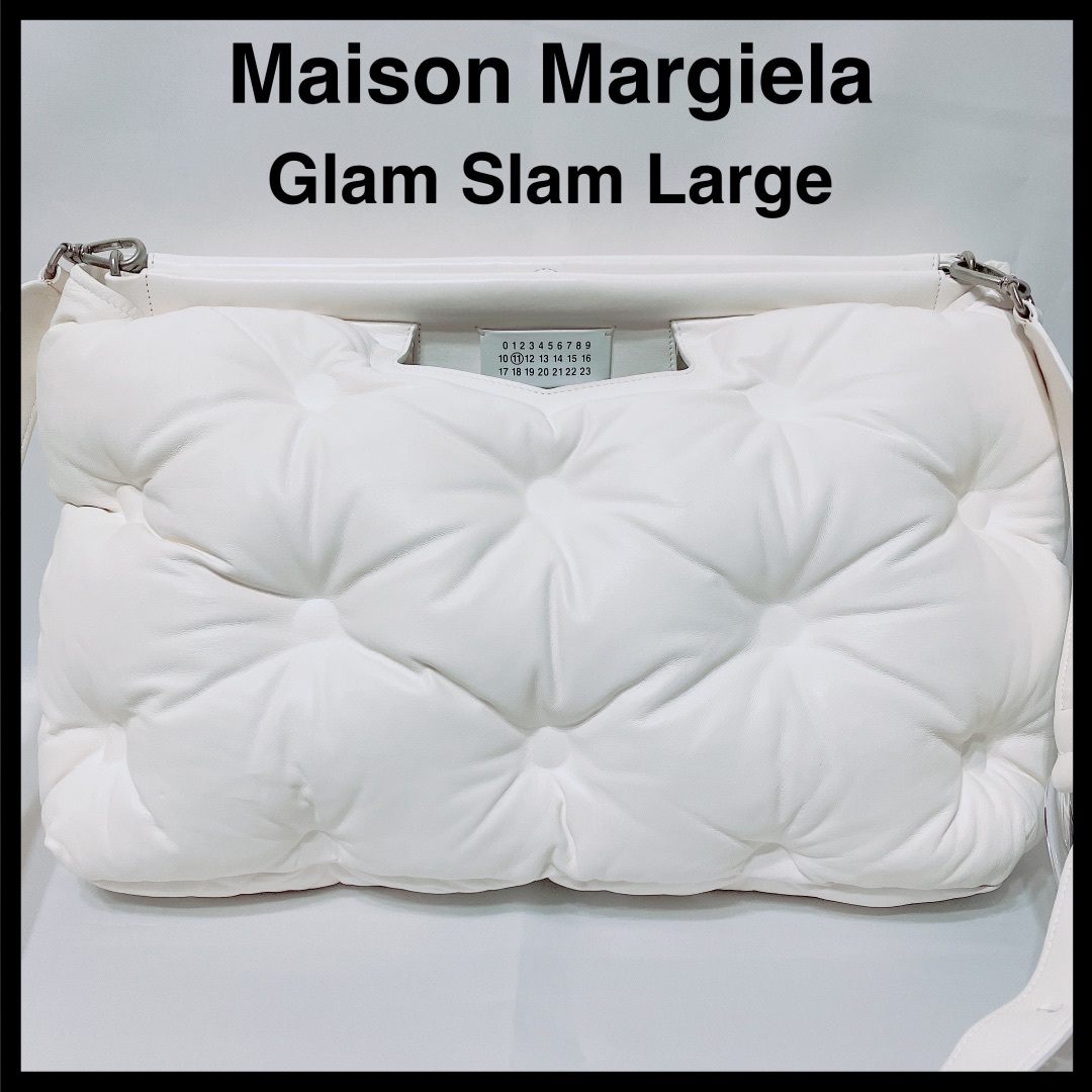 Maison Martin Margiela(マルタンマルジェラ)の【美品】メゾンマルジェラ　グラムスラム　ラージ 　ホワイト　GLAM SLAM レディースのバッグ(ショルダーバッグ)の商品写真