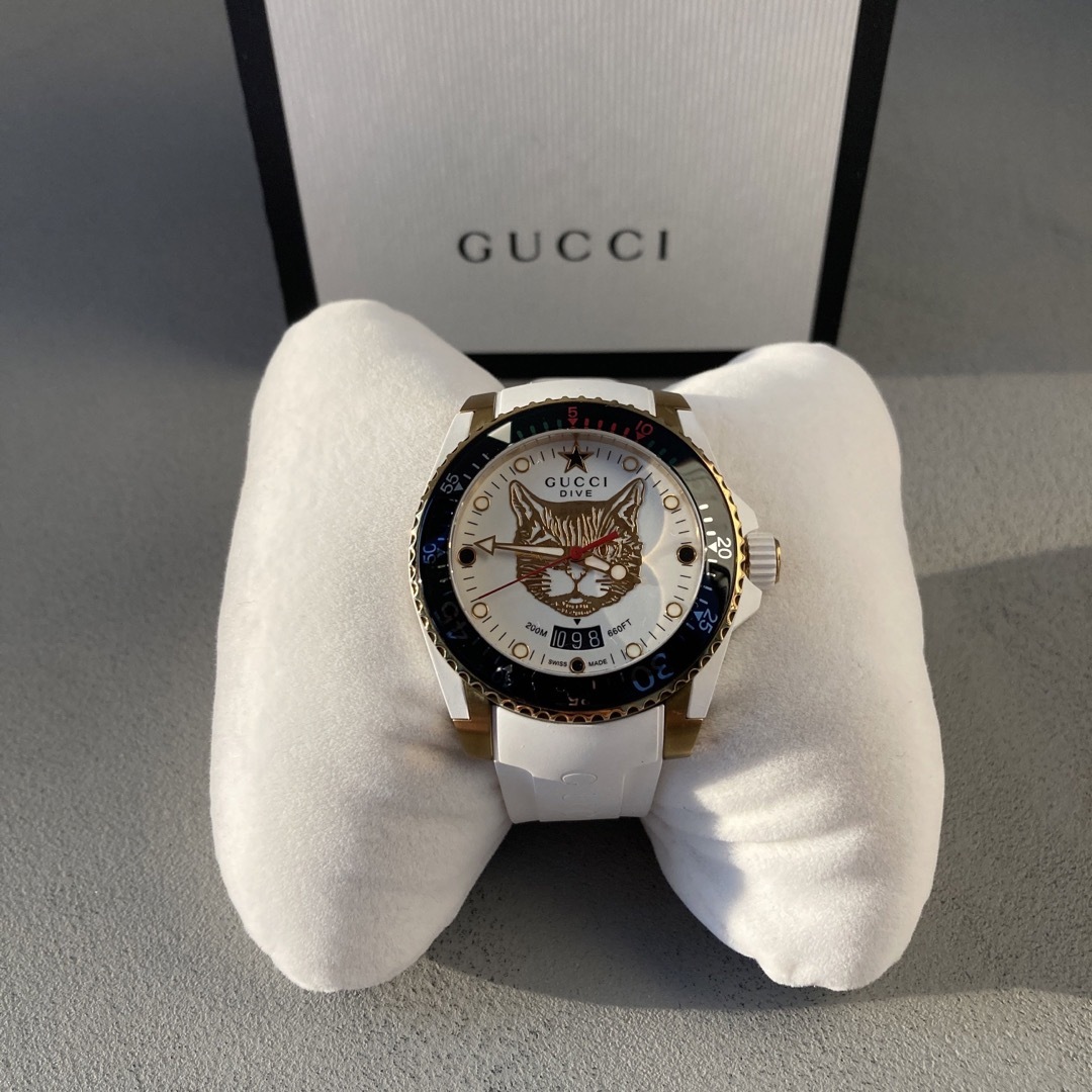 Gucci(グッチ)の交渉可❗️GUCCI ミスティックキャット　腕時計 レディースのファッション小物(腕時計)の商品写真